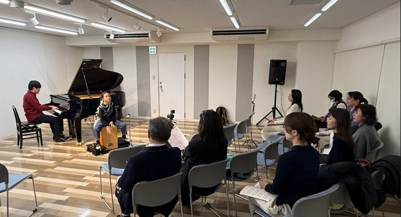 親子アンサンブルの様子